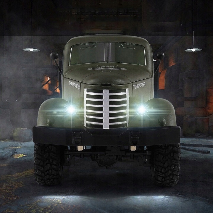 Zdalnie Sterowane Auto, Wojskowy Transporter Ciężarówka Wojskowa
