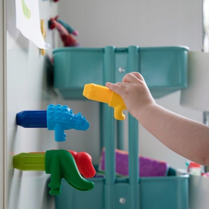 Pierwsze Klocki magnetyczne Smart Max IUVI Games - Dinozaury 14 elementów