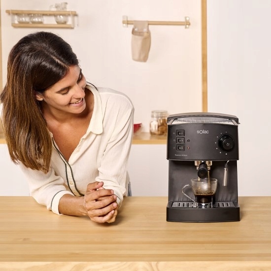 SOLAC KOLBOWY CIŚNIENIOWY EKSPRES DO KAWY AUTOMATYCZNY 20 BAR