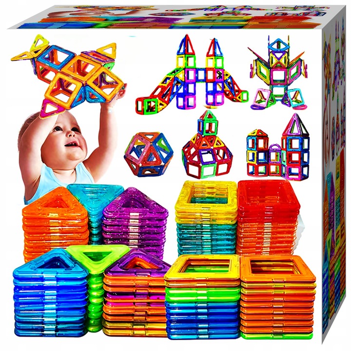 Klocki Magnetyczne – Buduj, Twórz I Odkrywaj Świat , Zostań Budowniczym!