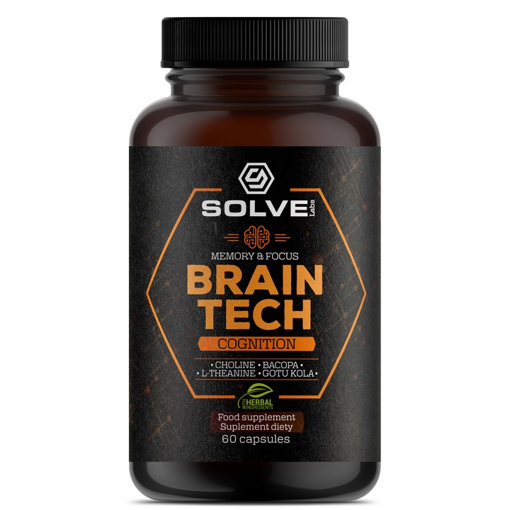 Brain Tech 60 Nootropic PAMIĘĆ KONCENTRACJA