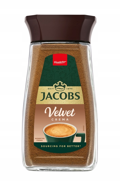 JACOBS kawa rozpuszczalna Velvet 200g słoik