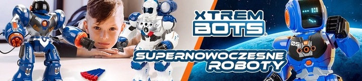 TmToys XTREM BOTS ELITE TROOPER Robot do nauki programowania Z AKUMULATOREM