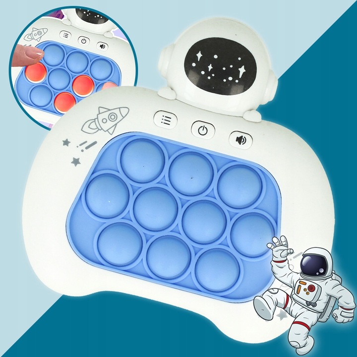 GRA Zręcznościowa POP IT POPIT ELEKTRYCZNA LED Prezent Dla 5 6 7 8 9 latka