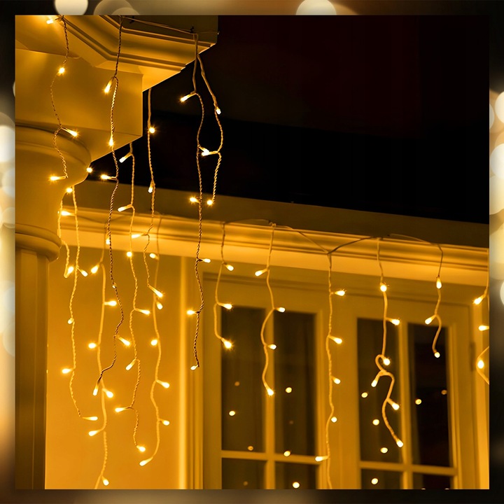 SOPLE LAMPKI CHOINKOWE 300 LED 14,5 M ZEWNĘTRZNE ŚWIĄTECZNE ŚWIATEŁKA FLASH