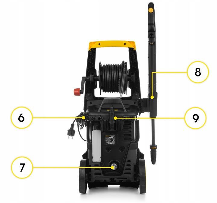 MYJKA CIŚNIENIOWA STANLEY 2500W 285ewBAR NA DYSZY ALU POMPA +5l płynu patio