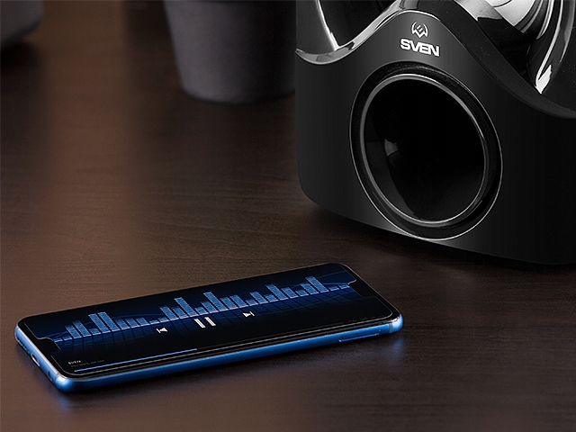 SVEN MS-312 głośniki komputerowe 2.1 BLUETOOTH, USB, FM, WYŚWIETLACZ, PILOT