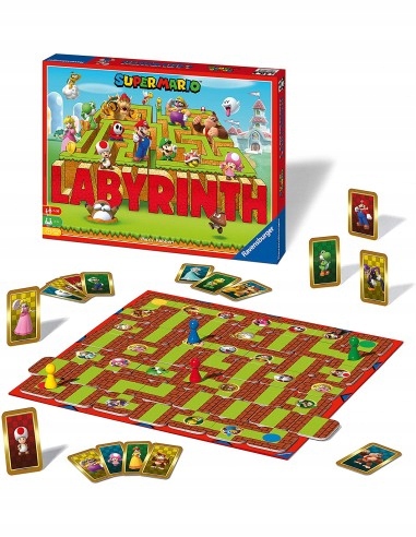 Gra Planszowa Labyrinth Super Mario Ravensburger Labirynt