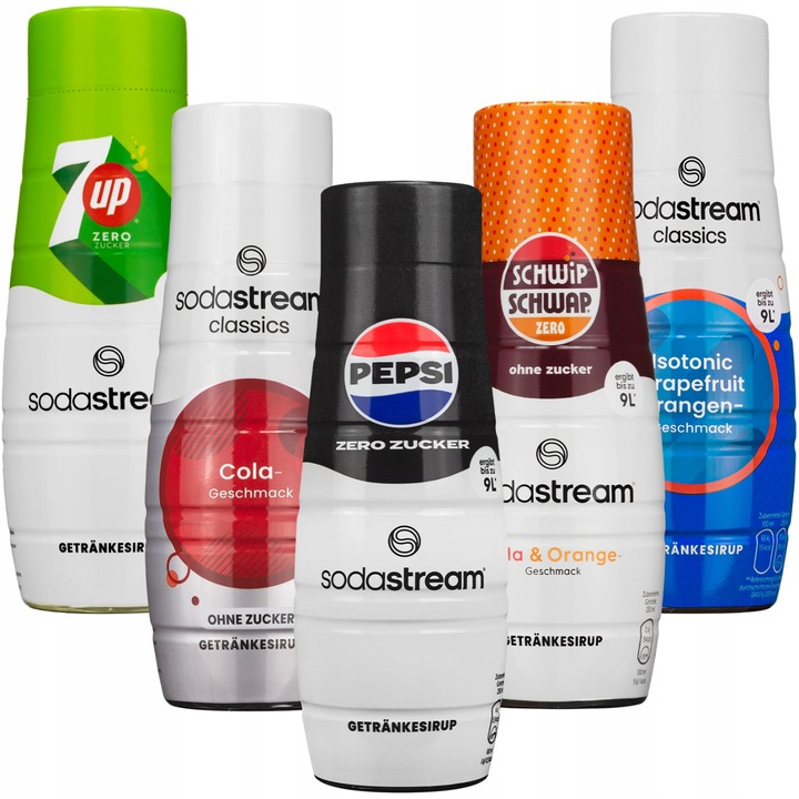 SYROPY ZERO 7UP PEPSI COLA KONCENTRATY SODASTREAM