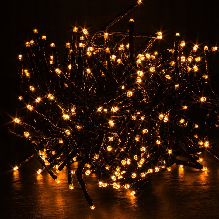 LAMPKI CHOINKOWE 500 LED ŚWIĄTECZNE ZEWNĘTRZNE WEWNĘTRZNE CIEPŁE BIAŁE 35m