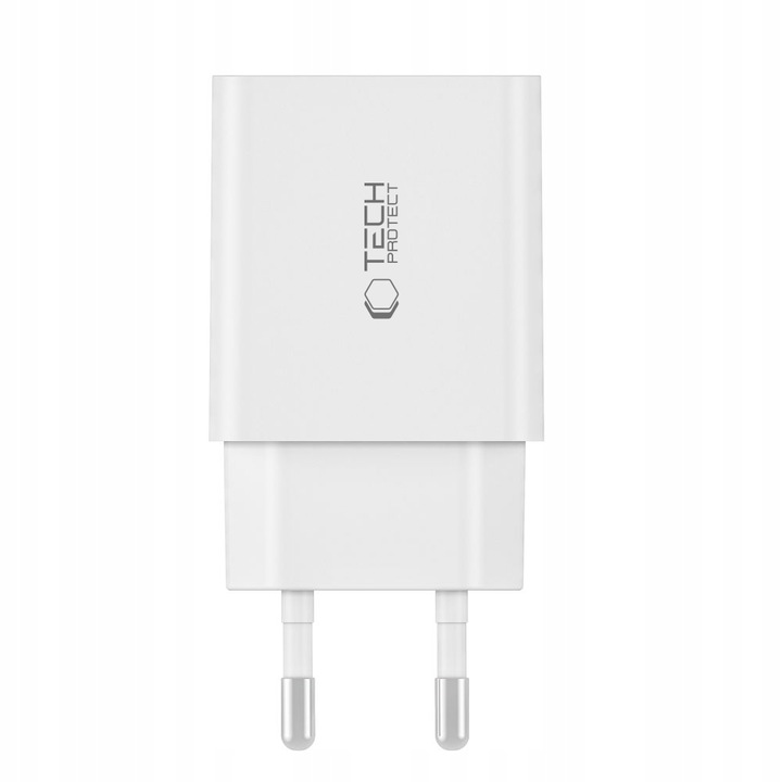 SZYBKA SIECIOWA ŁADOWARKA ZASILACZ USB-C TYPE-C USB-A PD-30W DUAL PORT