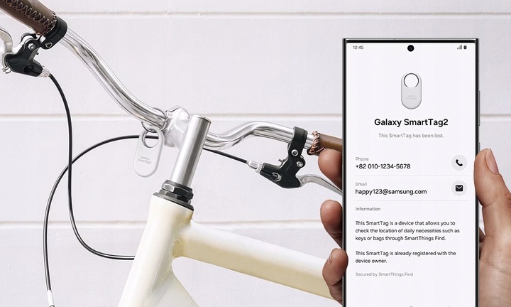 Zestaw 4x Oryginalny Lokalizator Samsung SmartTag2 2x Biały 2x Czarny IP67