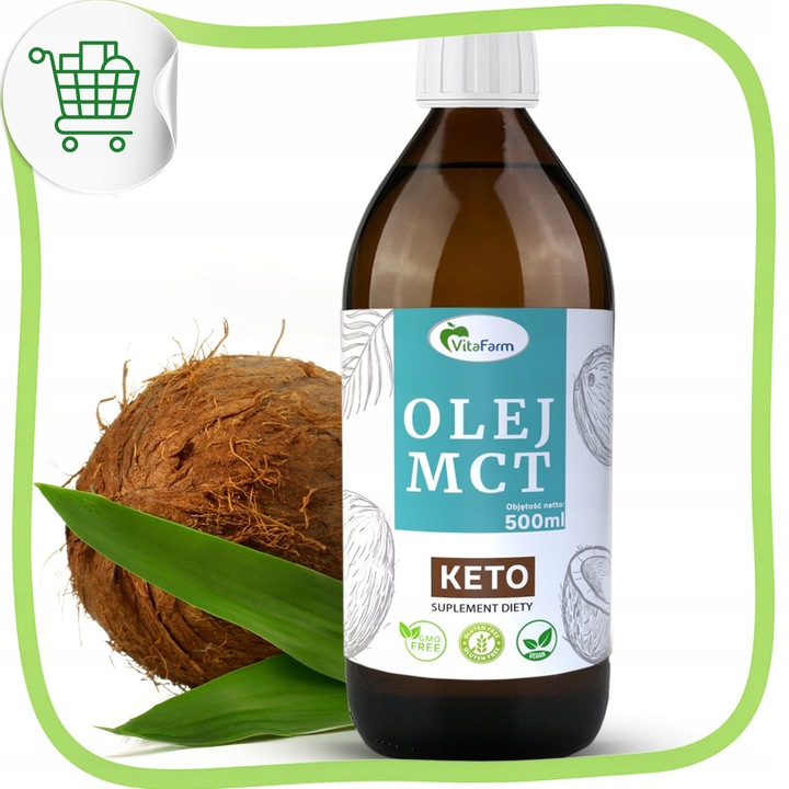 OLEJ MCT Z KOKOSA 2x500ml DIETA KETO