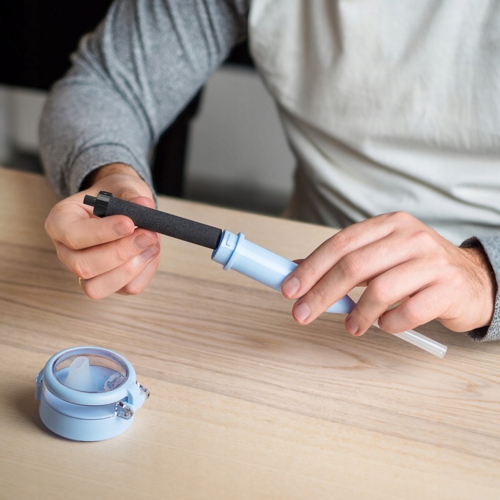 SZKLANA Butelka filtrująca Wessper ActiveMax 0,68l niebieska + 3x Filtr