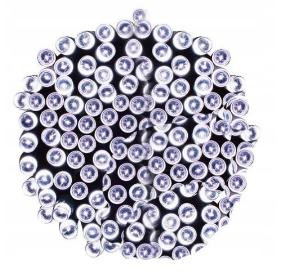 Lampki CHOINKOWE 500 LED ŚWIĄTECZNE BIAŁE ZIMNE ZEWNĘTRZNE WEWNĘTRZNE