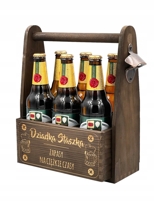 NOSIDŁO NA PIWO +OTWIERACZ PREZENT CHŁOPAKA FACETA