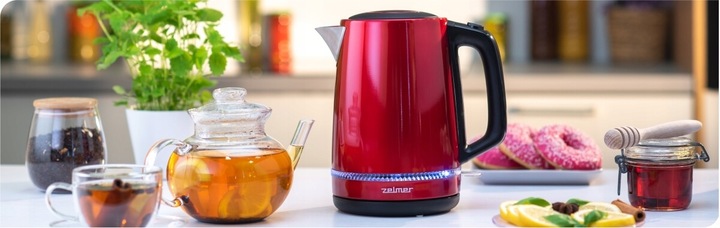 CZAJNIK ELEKTRYCZNY ZELMER ZCK7921R CZERWONY 1,7l