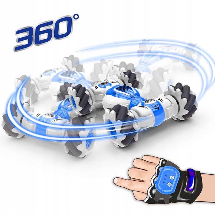 Samochód RC 4x4 drift auto zdalnie sterowane LED pilot gesty kaskaderskie