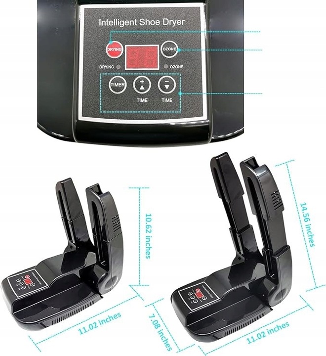 OZONOWA SUSZARKA do BUTÓW OZONEM RĘKAWIC CZAPEK OSUSZACZ NAWIEWEM OZONATOR