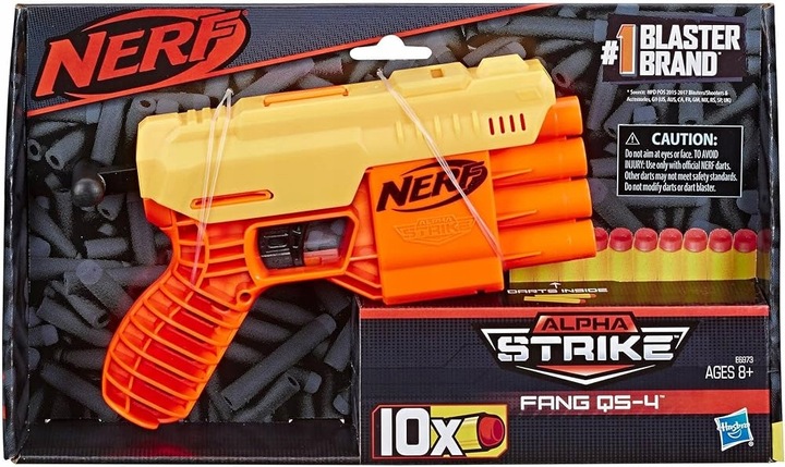 NERF ALPHA STRIKE FANG QS-4 E6973 + OPASKA + CELE