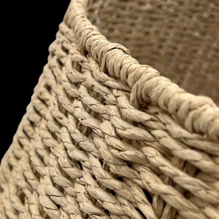 NATURALNA OSŁONA CHOINKOWA W STYLU BOHO RATTAN NA DONICĘ STOJAK POD CHOINKĘ