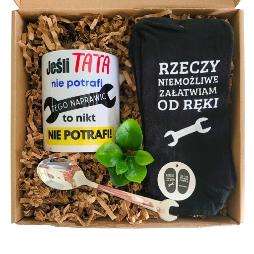 JEŚLI TY NIE POTRAFISZ PREZENT dla taty ojca na urodziny 1-99 mężczyzny