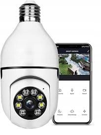 KAMERA ŻARÓWKA OBROTOWA IP WIFI W ŻARÓWCE 360