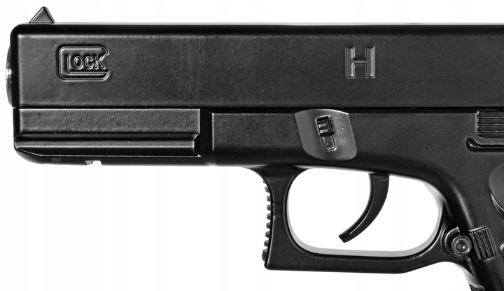 PISTOLET NA KULKI PLASTIKOWE GLOCK C7 METALOWY CZARNY GRATIS 500 KULEK