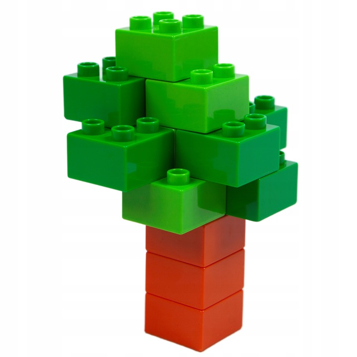 KLOCKI KONSTRUKCYJNE UNICO POJEMNIK Z PŁYTKĄ 120 ELEMENTÓW KOMPATYBILNE