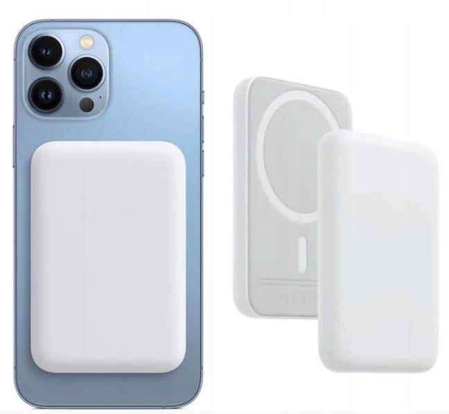 POWERBANK MAGSAFE MAGNES 5000 MAH MOCNY DO TELEFONU BEZPRZEWODOWE ŁADOWANIE