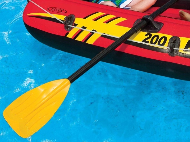 ZESTAW 2 WIOSŁA PLASTIKOWE SKŁADANE DO PONTONU 122CM INTEX 59623