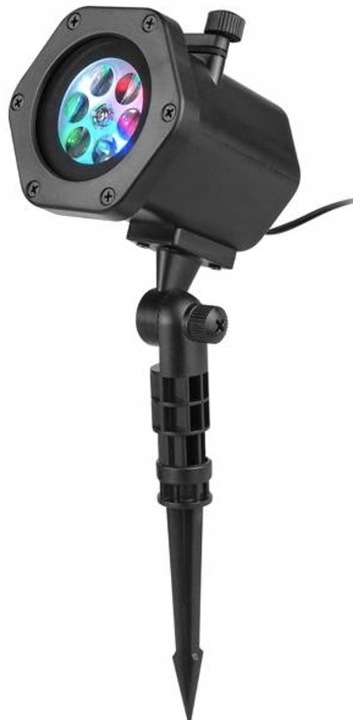 PROJEKTOR ŚWIĄTECZNY LASEROWY EFEKTY RUCHOMY NA DOM PŁATKI ŚNIEGU LED MOC