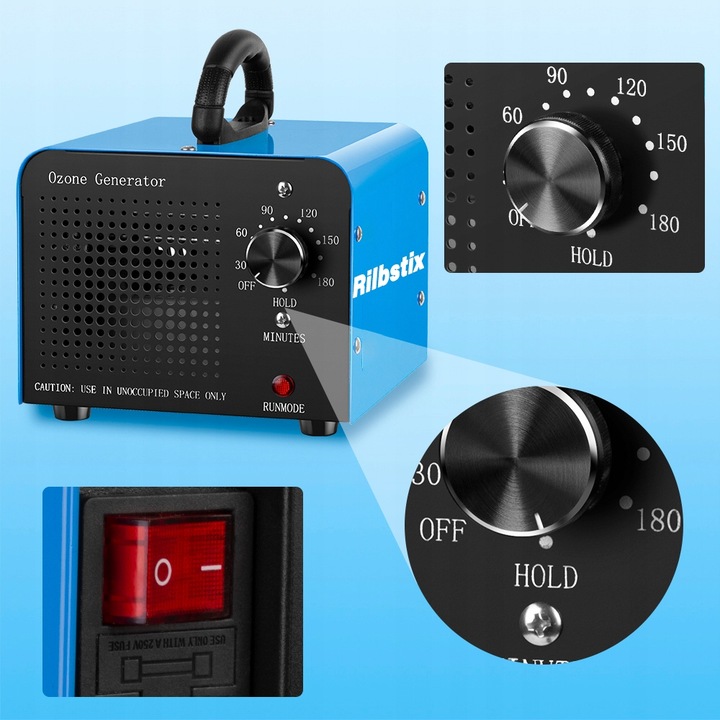 GENERATOR OZONU OZONATOR PROFESJONALNY 60000mg/h