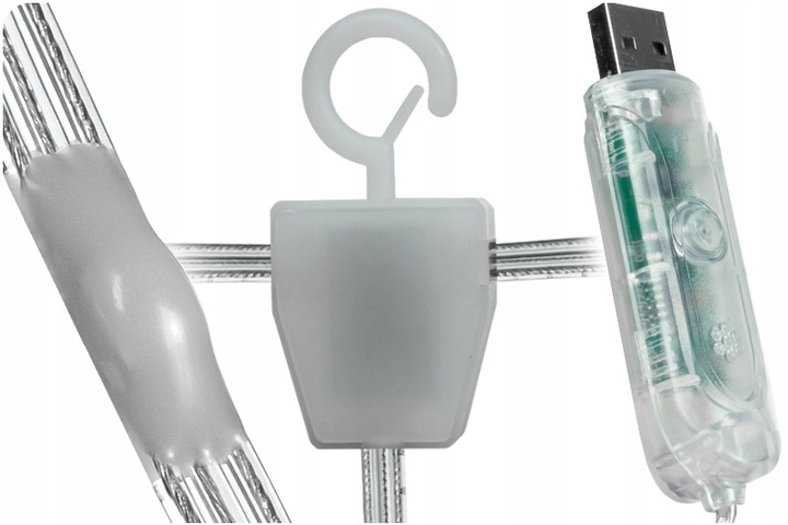 KURTYNA LED 2x2 ŚWIĄTECZNA GIRLANDA STEROWANA TELEFONEM APLIKACJA BLUETOOTH