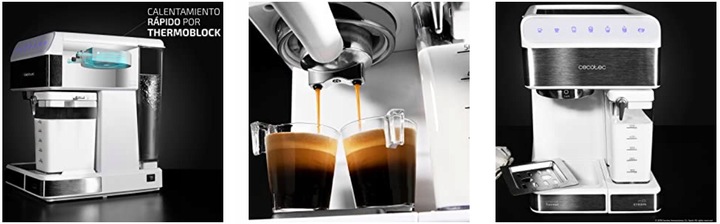 Kolbowy ekspres ciśnieniowy Cecotec Power Espresso Bianco