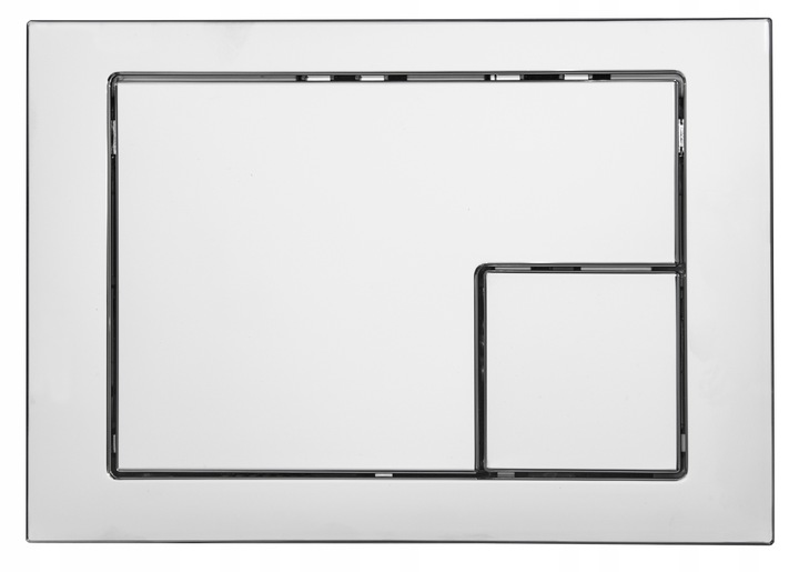 PRZYCISK DO SPŁUCZKI WC Cersanit Link Aqua CHROM POŁYSK Przycisk Spłukujący