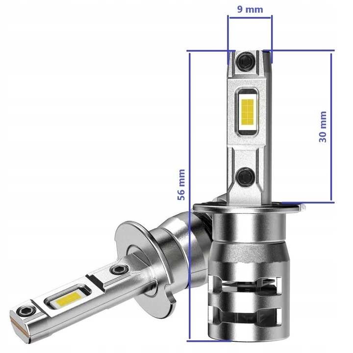 ŻARÓWKI LED i7s H3 CSP LIGHT PRO HOMOLOGACJA E11
