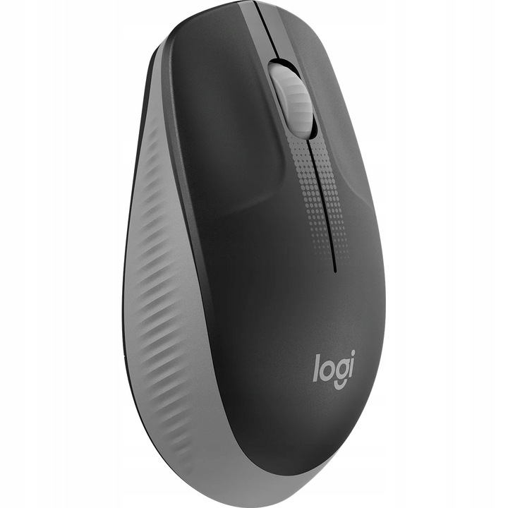Myszka bezprzewodowa LOGITECH M190 jasno szara DUŻA mysz