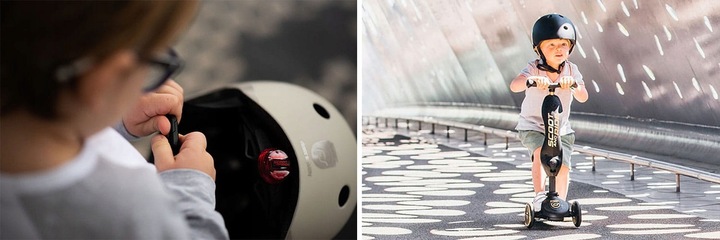 SCOOTANDRIDE Kask XXS-S dla dzieci 1-5 lat Peach