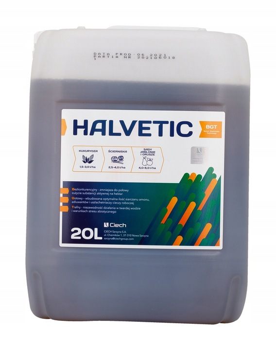 HALVETIC 180 SL 20 L Ciech herbicyd totalny