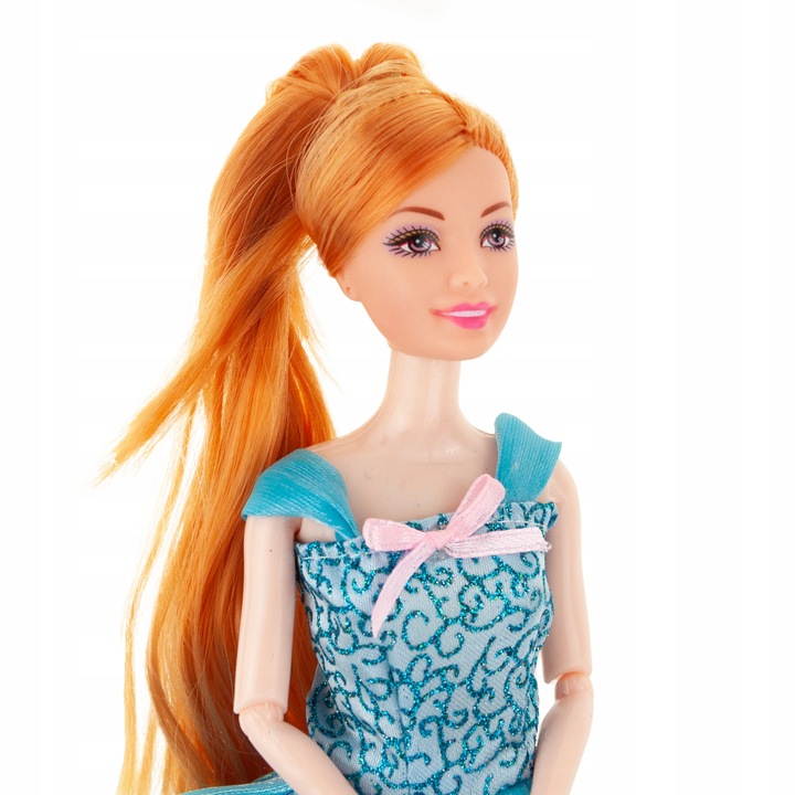 KARETA DLA LALKI Z PEGAZEM JEDNOROŻCEM I LALKĄ KAROCA LODOWA KRAINA