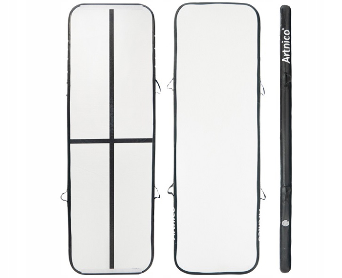 MATA GIMNASTYCZNA DMUCHANA ŚCIEŻKA AKROBATYCZNA 4m MATERAC ĆWICZEŃ AIRTRACK