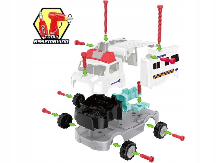 Ambulans Karetka POGOTOWIE DO SKRĘCANIA Wkrętarka