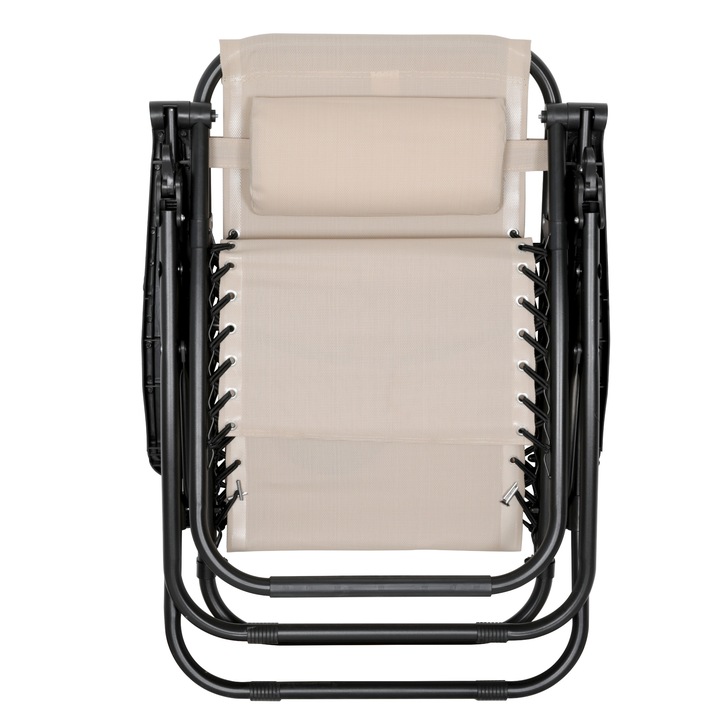 Leżak metal beże i brązy AbarQs