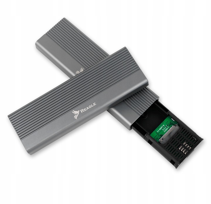 Obudowa na dysk SSD NVME PCIe M.2 USB-C 3.2 GEN2 Adapter Kieszeń M2 Reagle