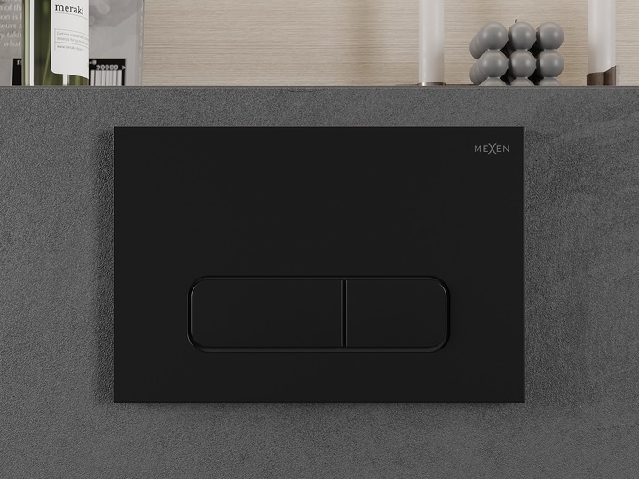 PRZYCISK WC NAPO 02 do GEBERIT UP100 CZARNY