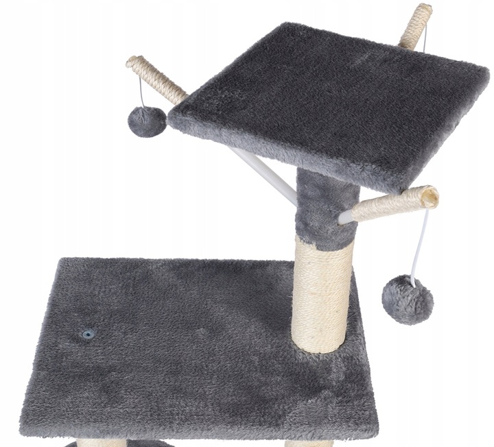 DRAPAK DLA KOTA DOMEK LEGOWISKO SŁUPEK Z ZABAWKAMI