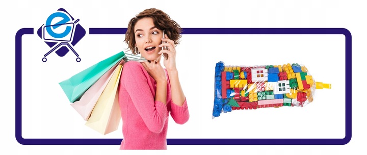 DUŻE Polskie KLOCKI konstrukcyjne dla dzieci od 2 lat HEMAR K3 ok.100 el