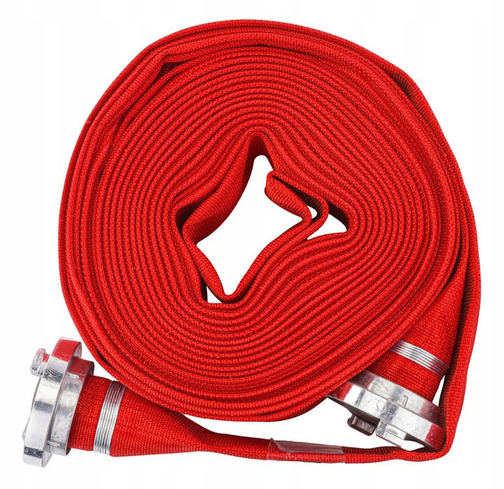 WĄŻ STRAŻACKI PARCIANY DO WODY SZAMBA SZYBKOZŁĄCZKA 2" 20 M 8 BAR