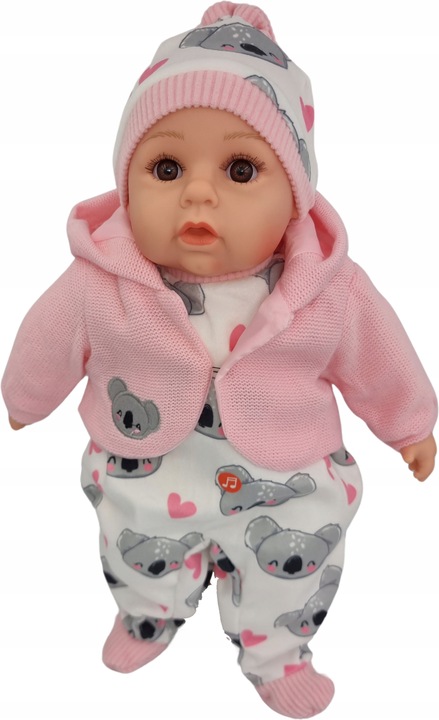 LALKA BOBAS MÓWI I ŚPIEWA POLSKI 45CM+SMOCZEK_67